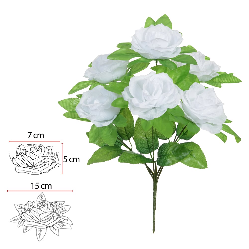 B.ROSA X6 (BRANCO) 38cm