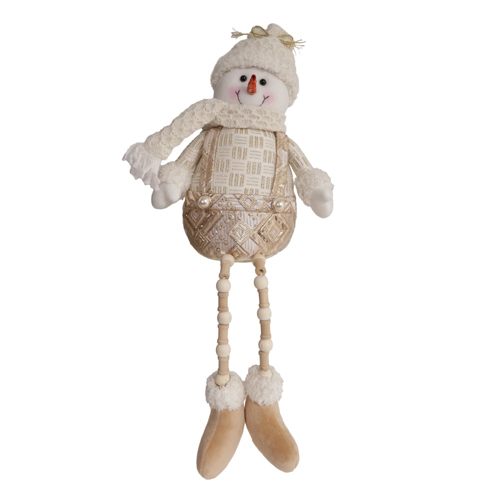 BONECO DE NEVE NATAL (CHAMPANHE) 46cm