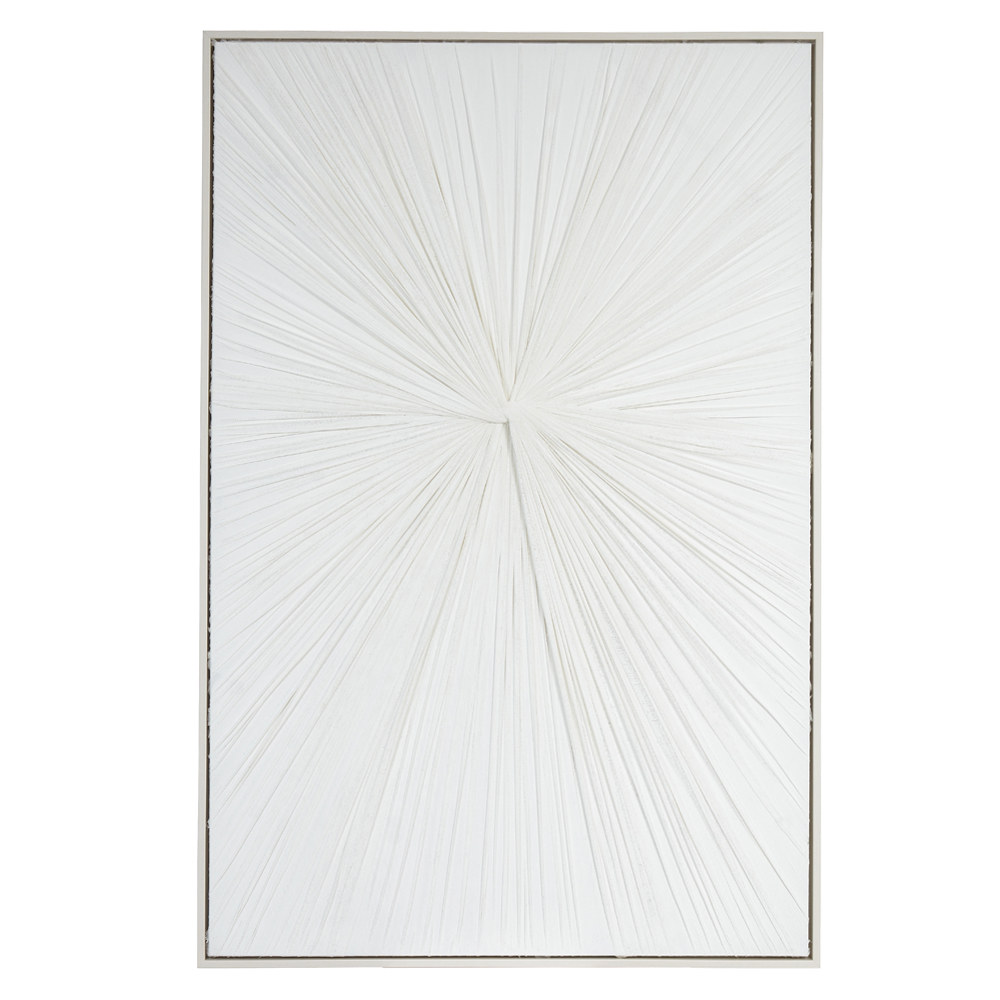 QUADRO DECORATIVO MDF (BRANCO) 1,2mX80X4cm