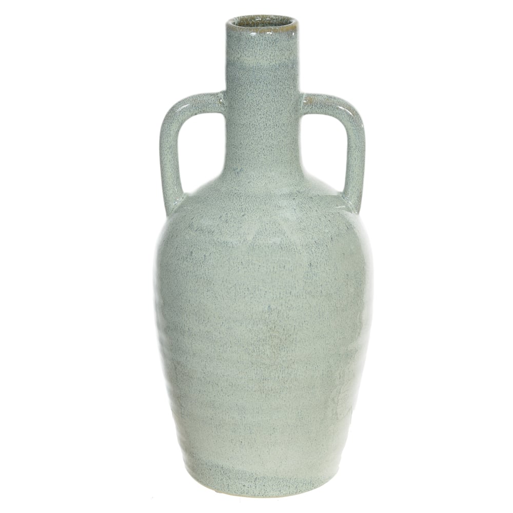 VASO DECORATIVO CERAMICA (VERDE) 39cm 19d