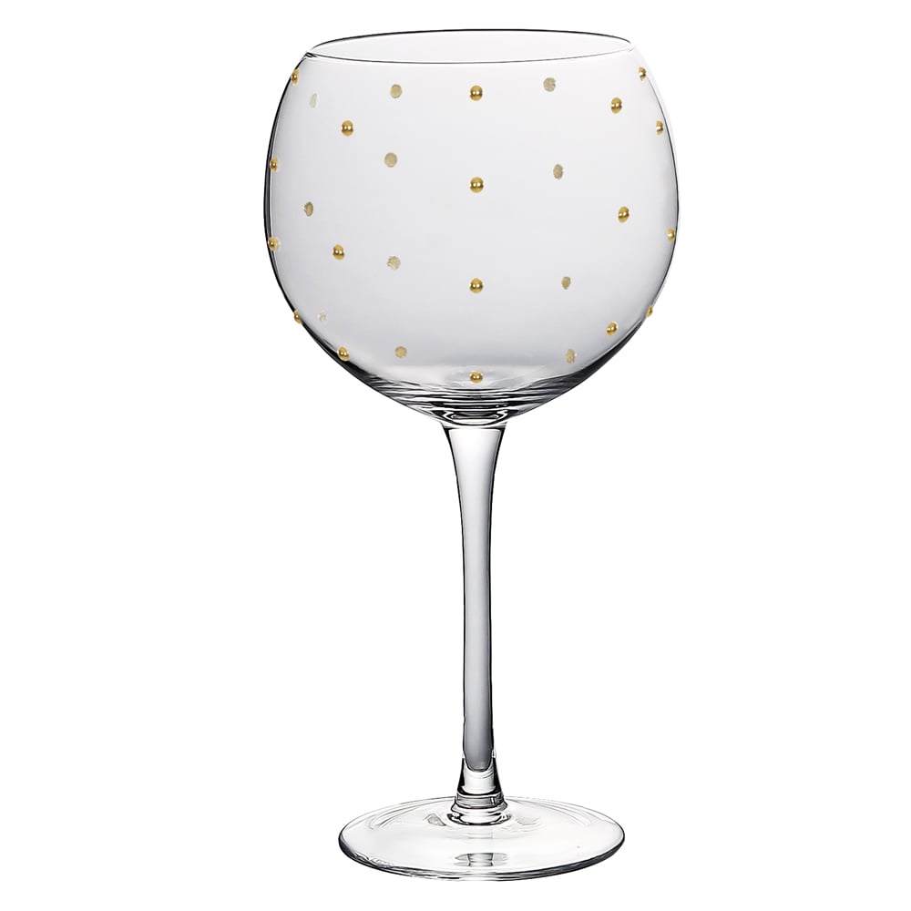 CJ TACAS GIN 650ml 21,5X11,3cm C/4 PCS DOTS (TRANSPARENTE)