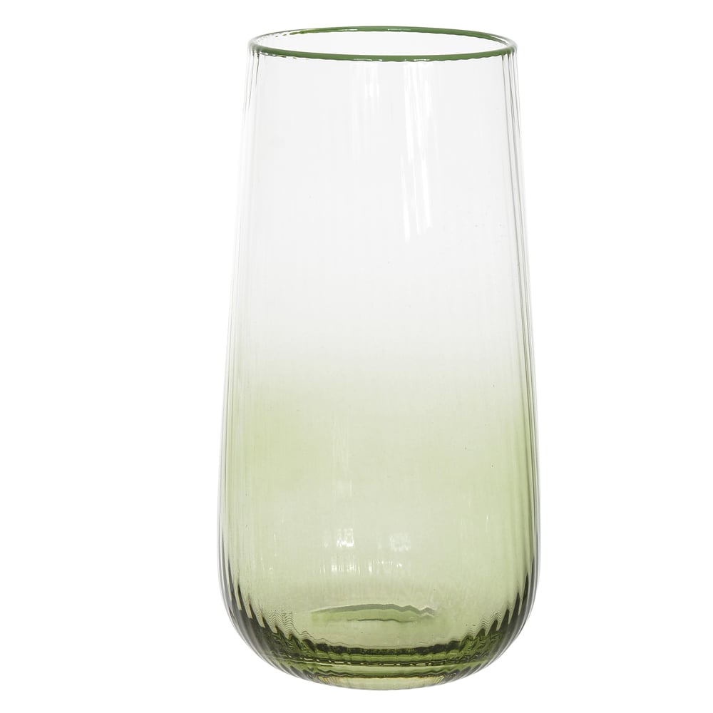 CJ COPOS 560ml 15,4X7,7cm C/4 PCS CANELADO CLASSIC COLORS (VERDE)