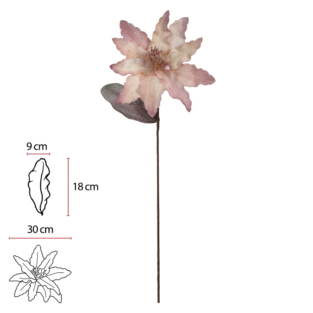 H.MAGNOLIA EVA (ROSA BEGE) 85cm