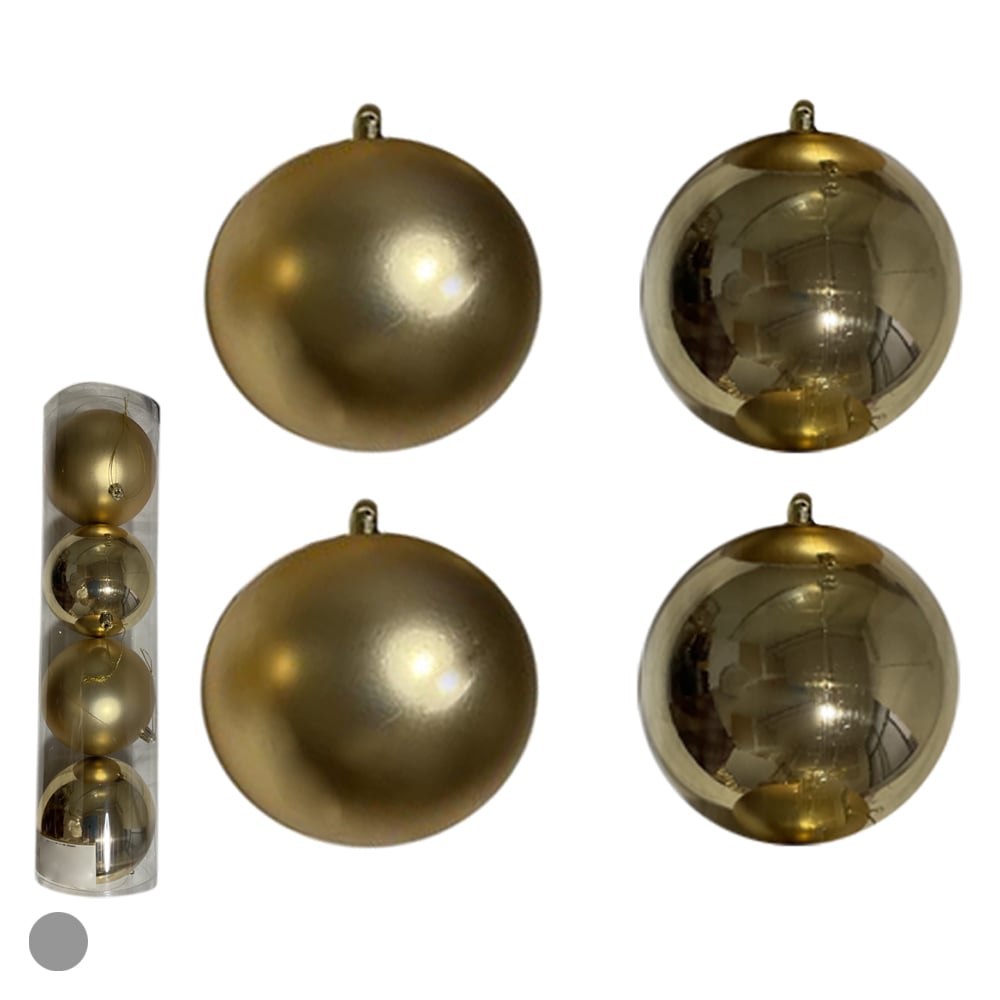 BOLA MISTO TUBO C/4 UND (DOURADO) 10D