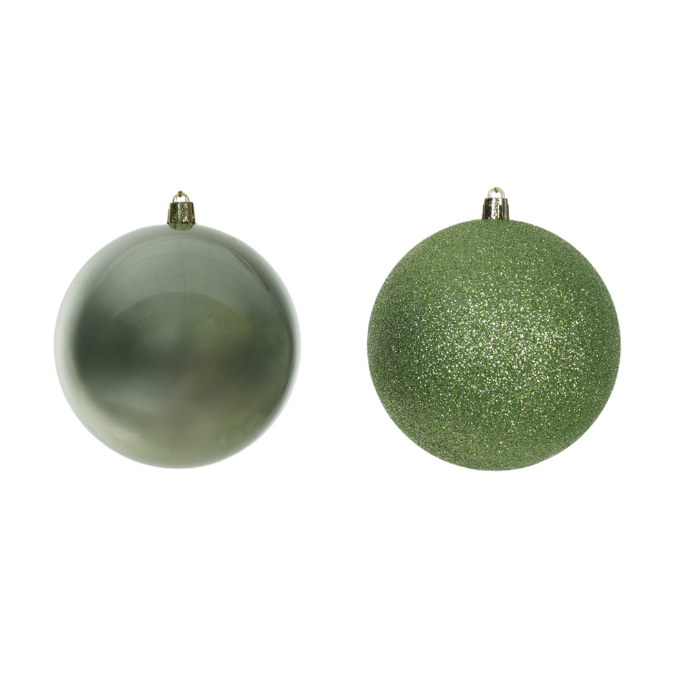 BOLA MISTO TUBO C/4 UND (VERDE CLARO) 10cm