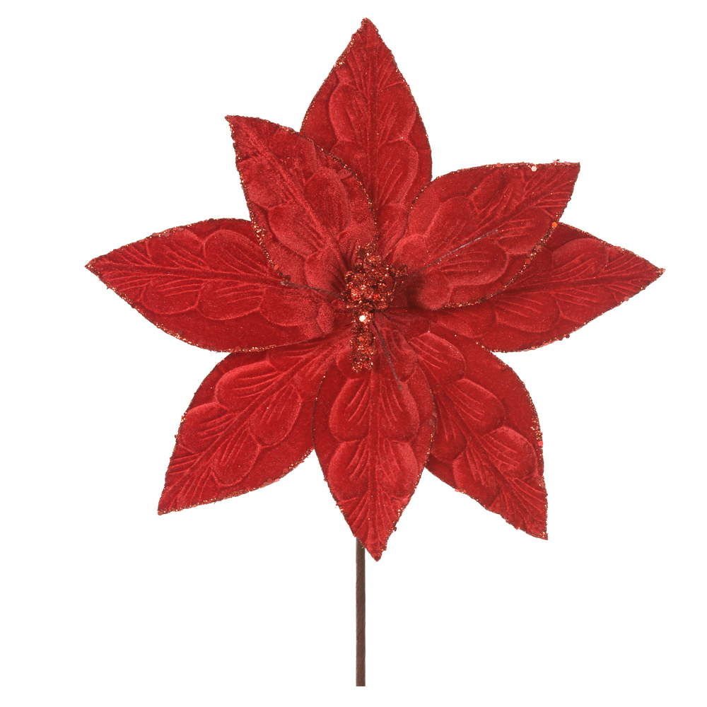 H.BICO DE PAPAGAIO NATAL AVELUDADO (VERMELHO) 30cm 31d