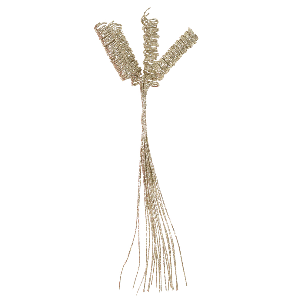 C.ESPIRAL. NATAL C/GLITTER (CHAMPANHE) 65cm