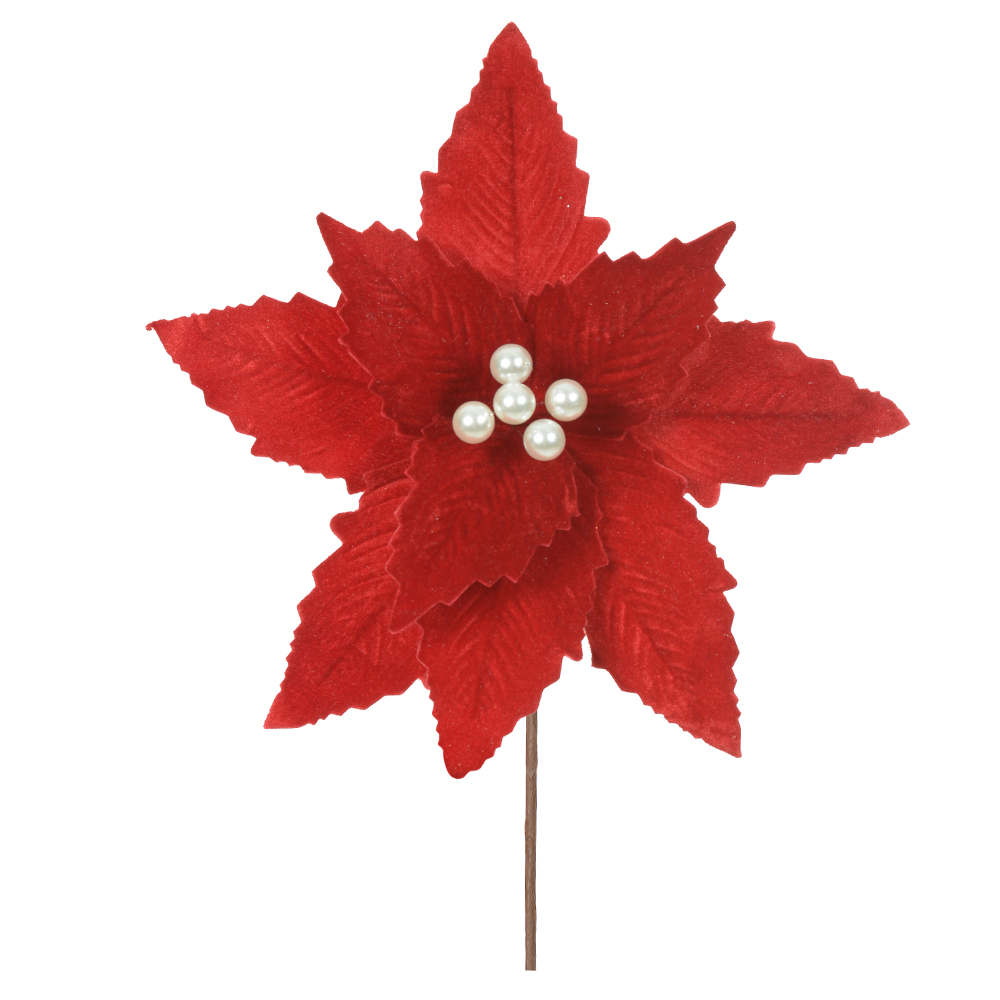 H.BICO DE PAPAGAIO NATAL AVELUDADO (VERMELHO) 25cm 30d