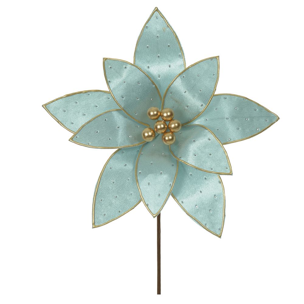 H.BICO DE PAPAGAIO NATAL AVELUDADO (AZUL CLARO) 20cm 26d