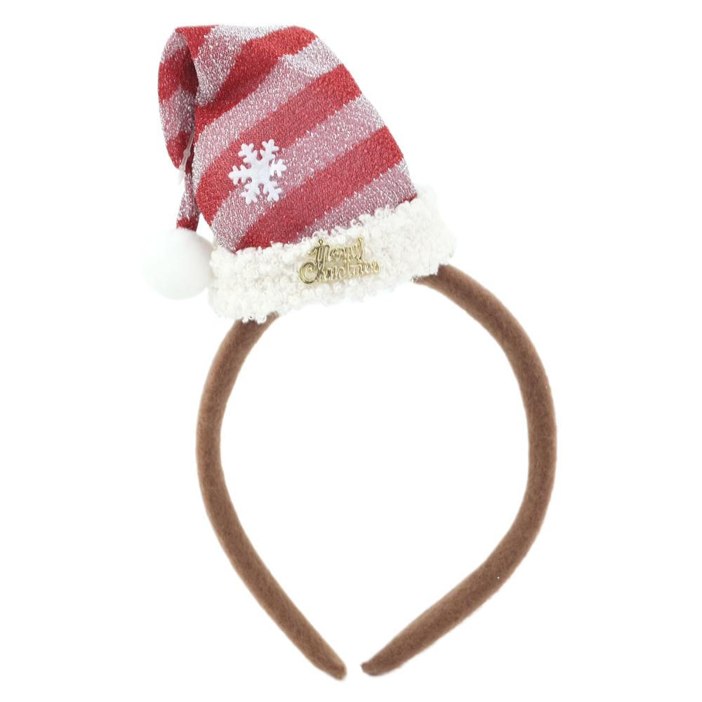 ACESSORIO TIARA GORRO NOEL (VERMELHO) 22X12cm