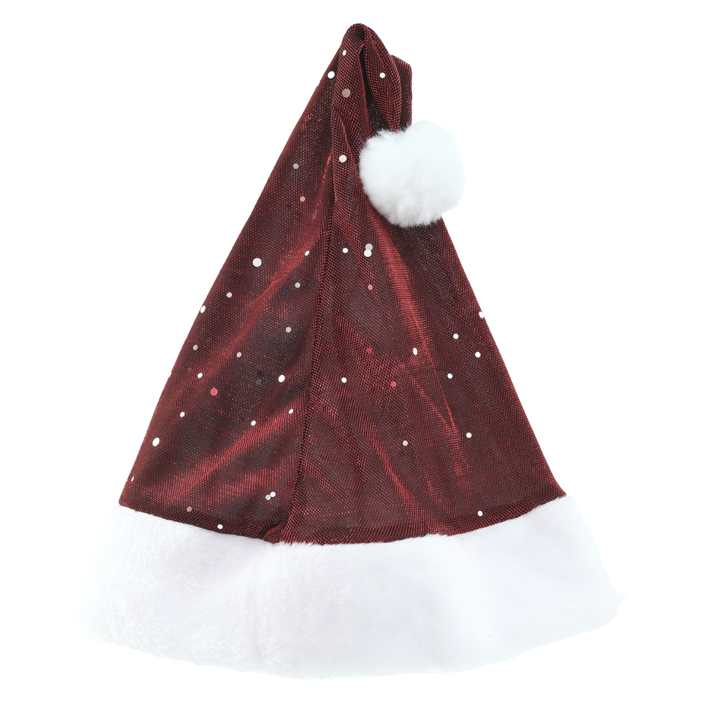 ACESSORIO NATAL GORRO (VERMELHO BRANCO) 38X30cm