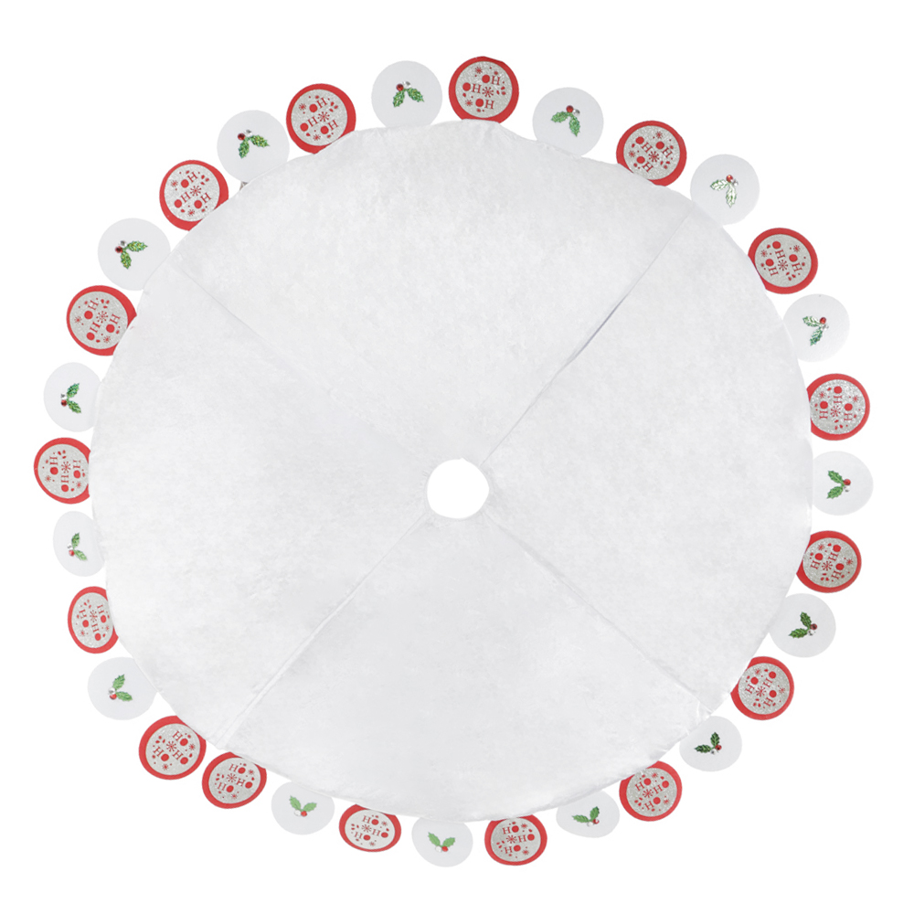 SAIA DE ARVORE NATAL (BRANCO VERMELHO) 1,2m