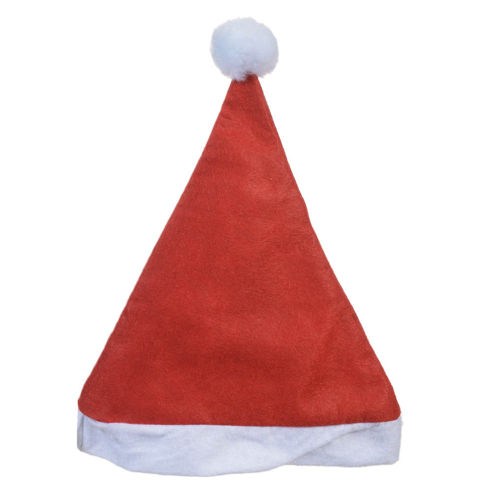 GORRO PAPAI NOEL FELTRO (VERMELHO) 26X36cm