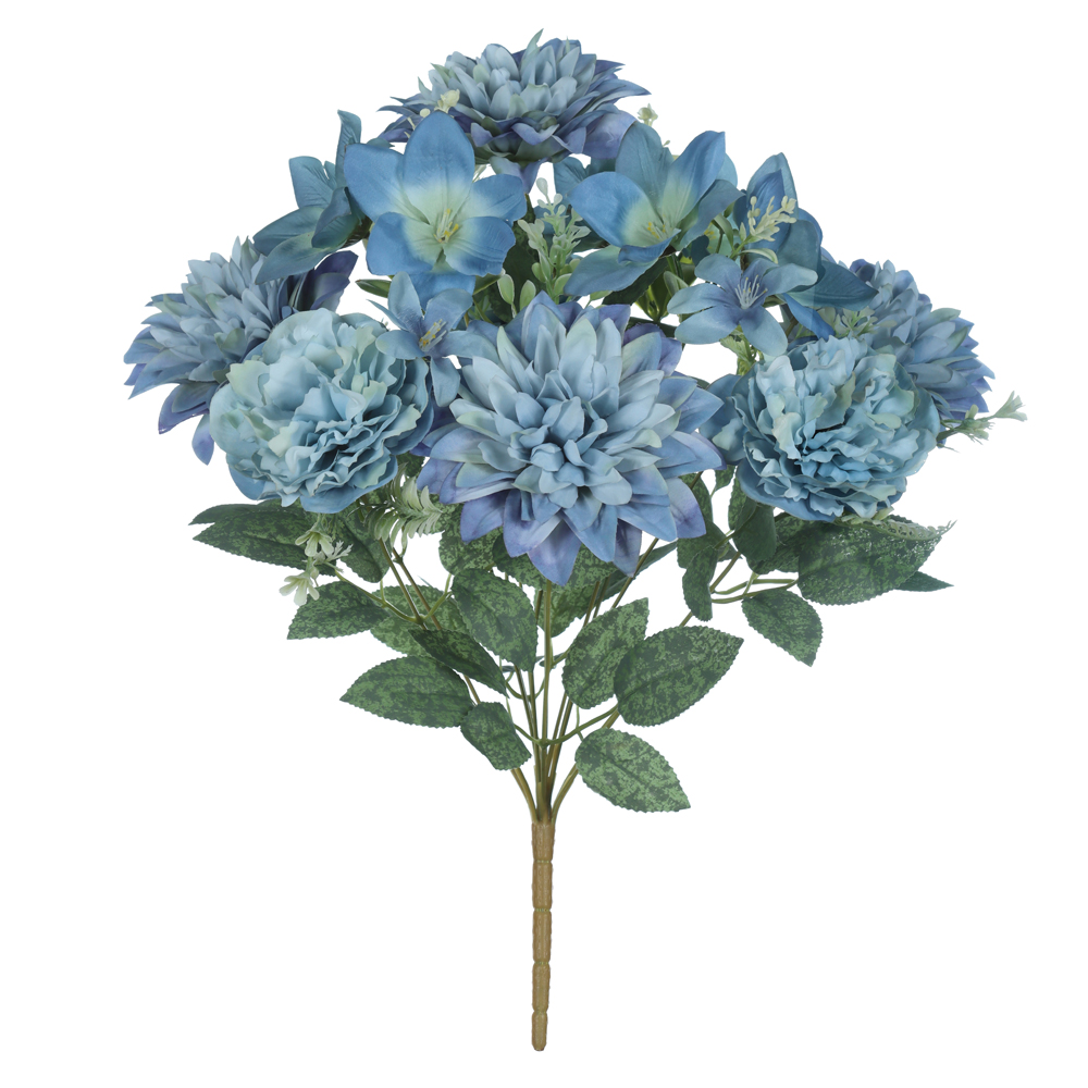 B.DALIA PEONIA X13 (AZUL) 48cm