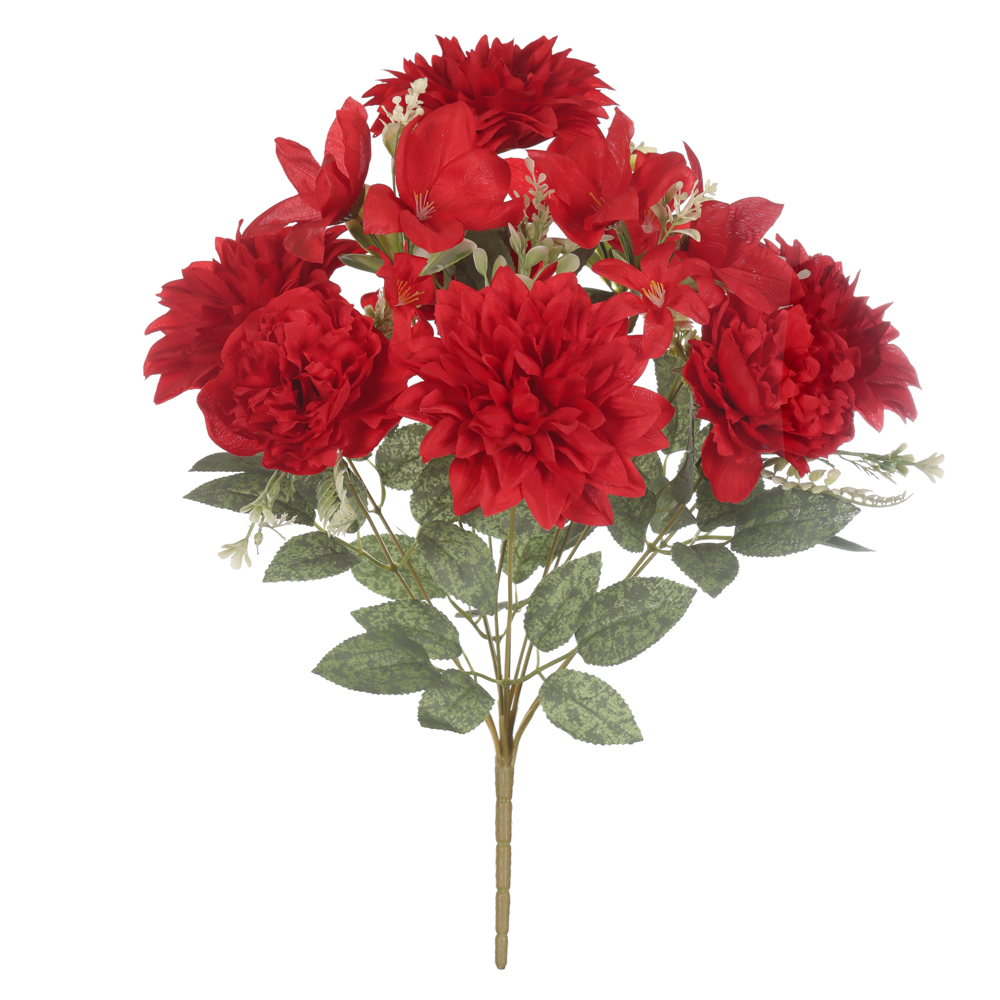 B.DALIA PEONIA X13 (VERMELHO) 48cm