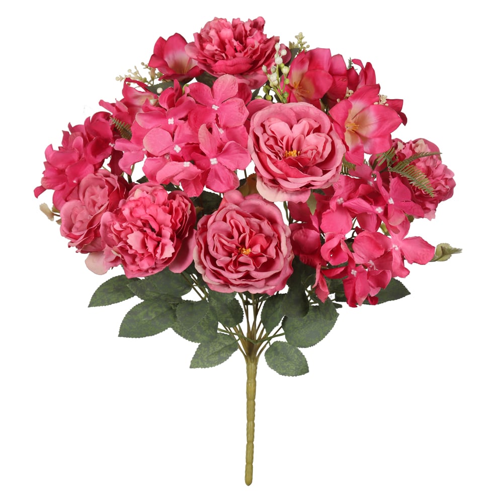 B.ROSA CABBAGE HORTENSIA X18 (ROSA) 48cm