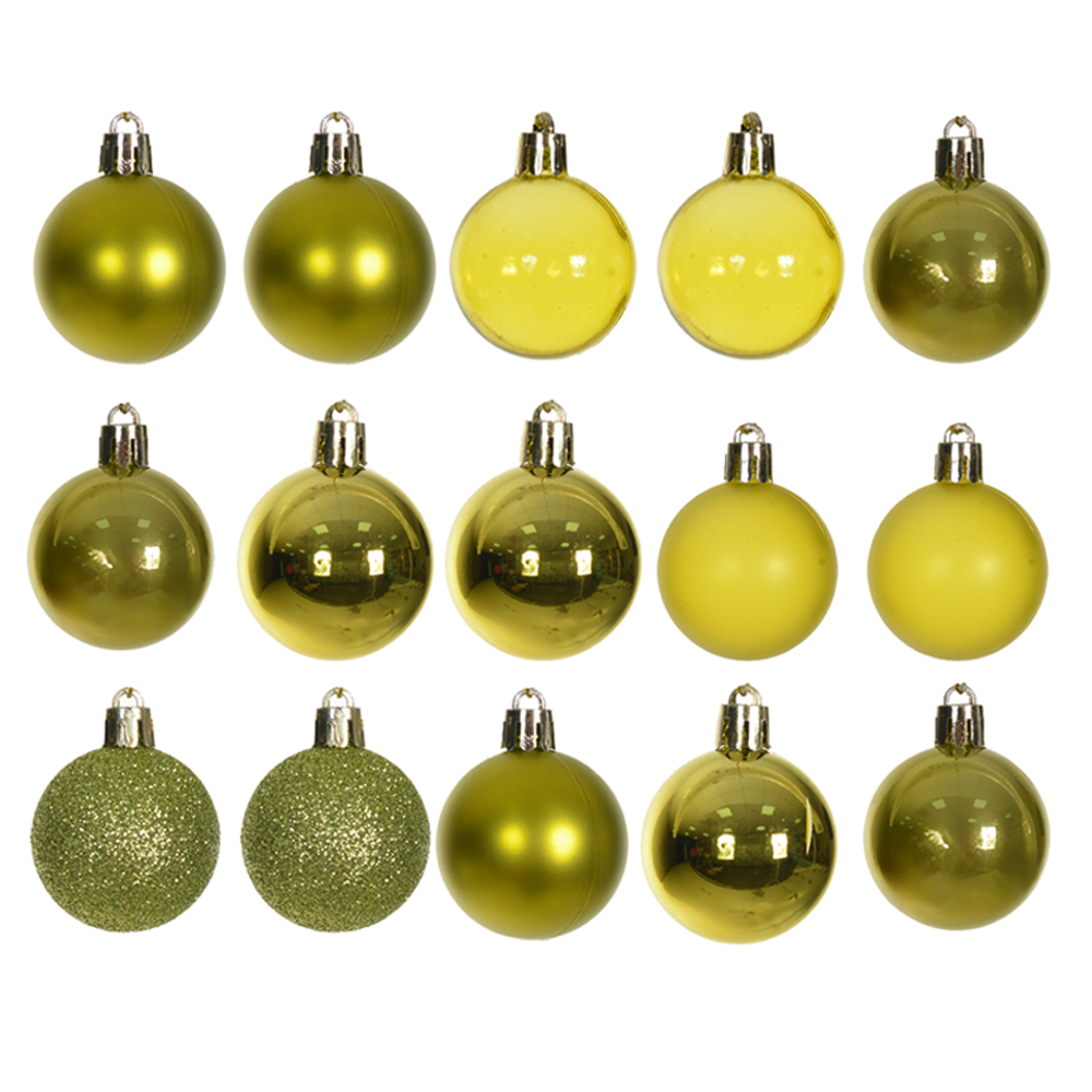 BOLA MISTO TUBO C/15 UND (VERDE) 4cm