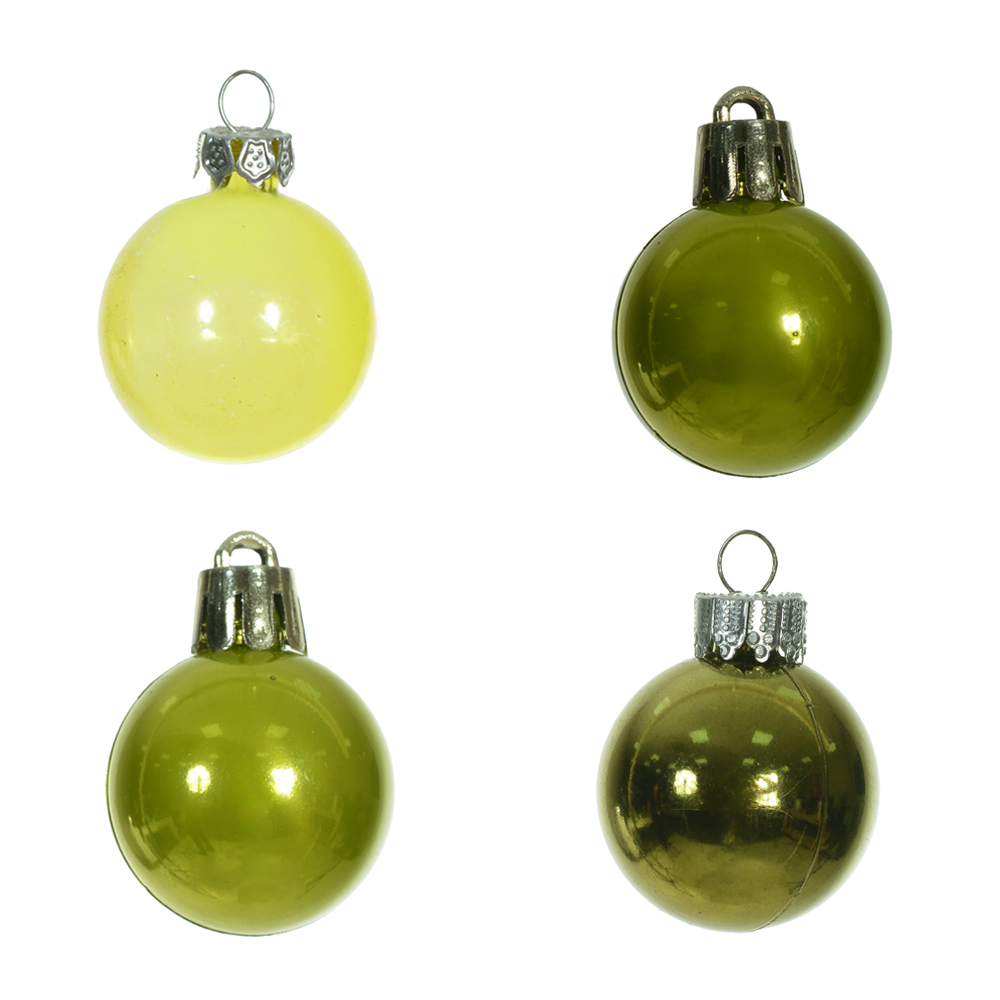 BOLA MISTO TUBO C/4 UND (VERDE) 10cm