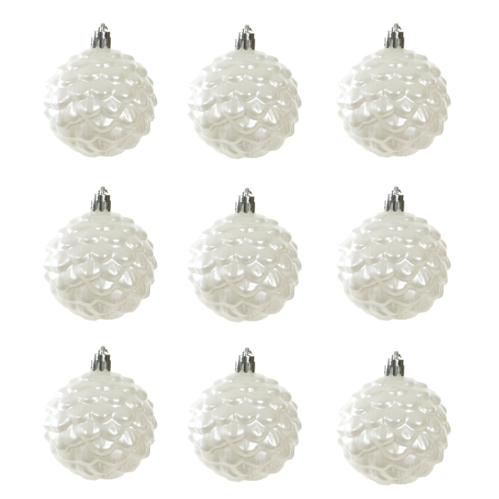 BOLAS DECORADAS TUBO C/9 UND (PEROLA) 6D
