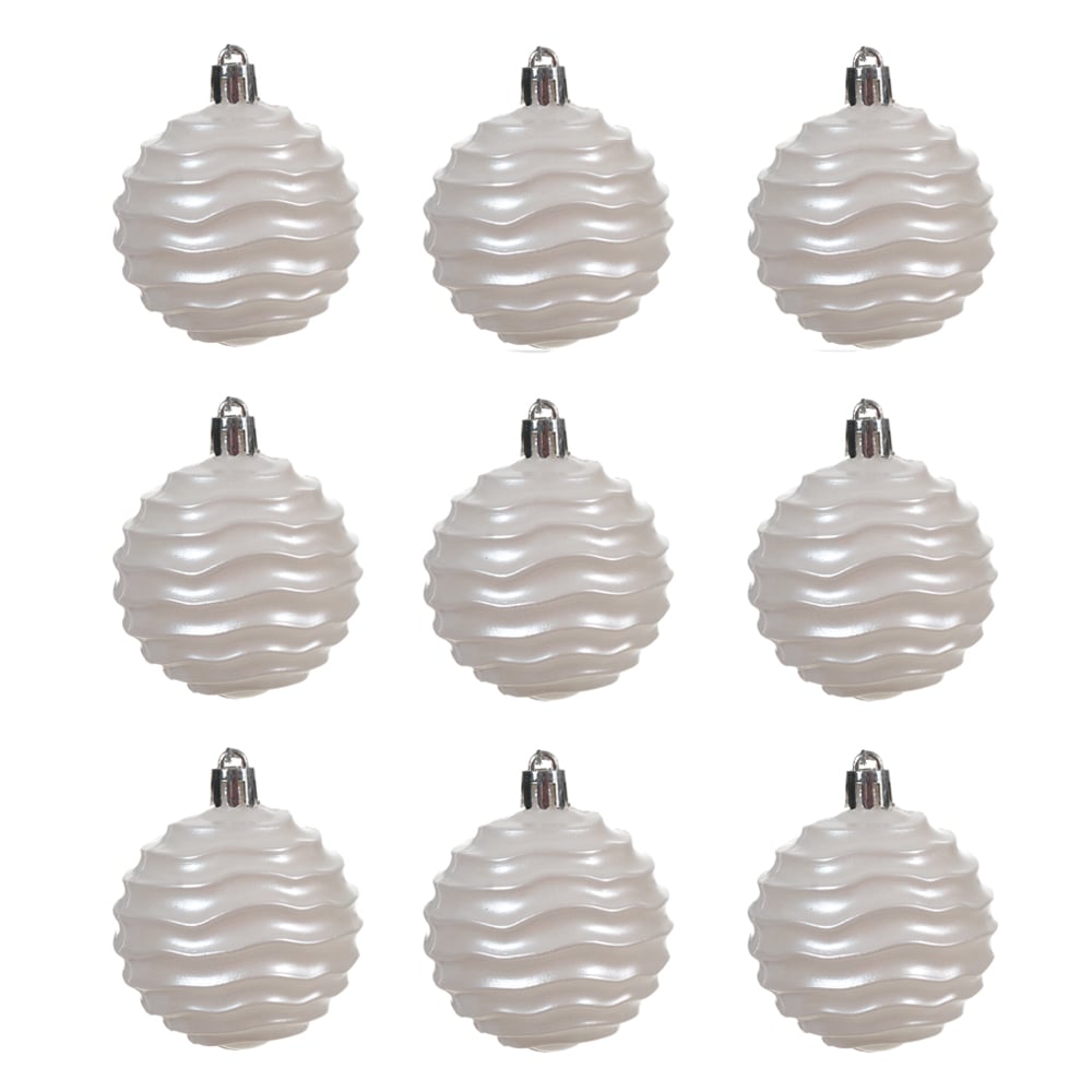 BOLAS DECORADAS TUBO C/9 UND (PEROLA) 6D