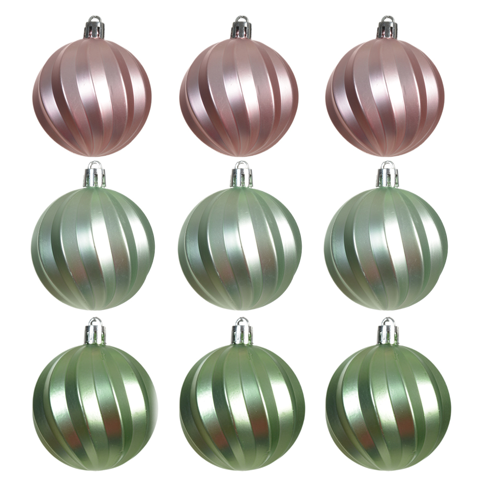 BOLA DECORADA TUBO C/9 UND (COLORIDO) 6cm