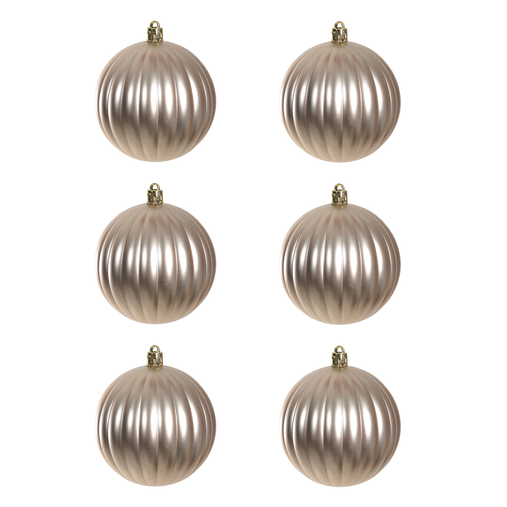 BOLAS DECORADAS C/6 UND (CHAMPANHE) 8D