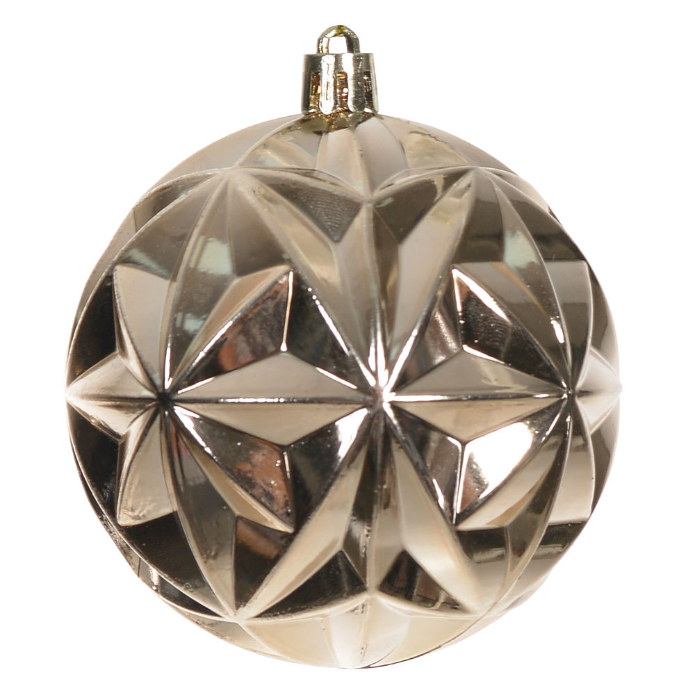 BOLAS DECORADAS C/6 UND (CHAMPANHE) 8D
