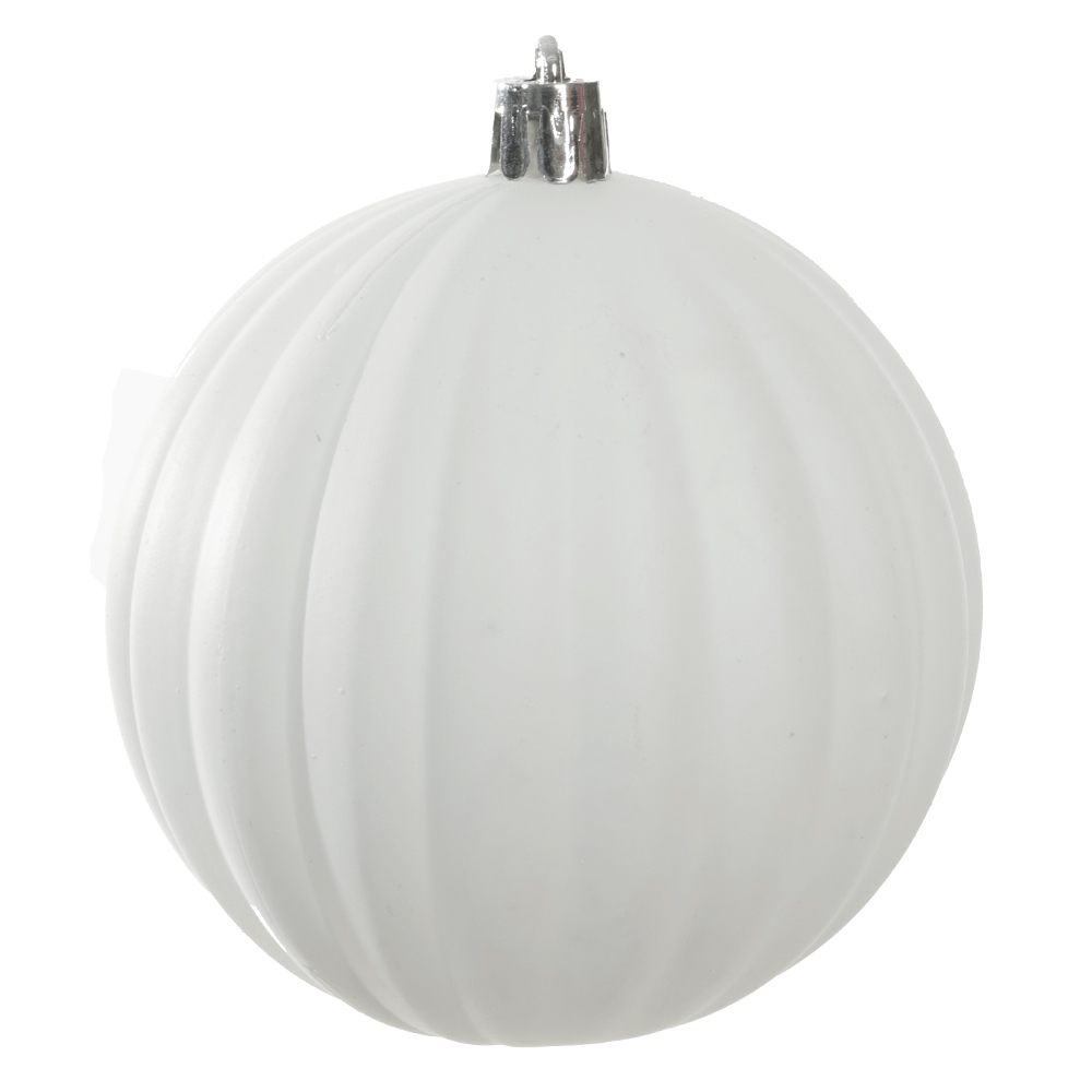 BOLAS DECORADAS C/4 UND (BRANCO) 10D
