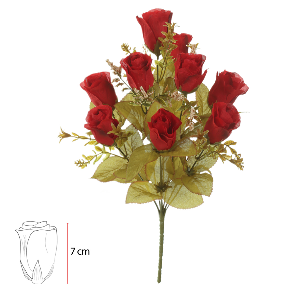 B.ROSA X9 (VERMELHO OUTONO) 46cm