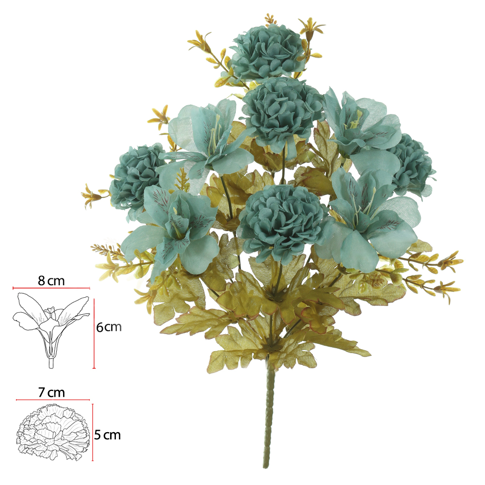 B.MUM ASTROMELIA X9 (AZUL OUTONO) 44cm