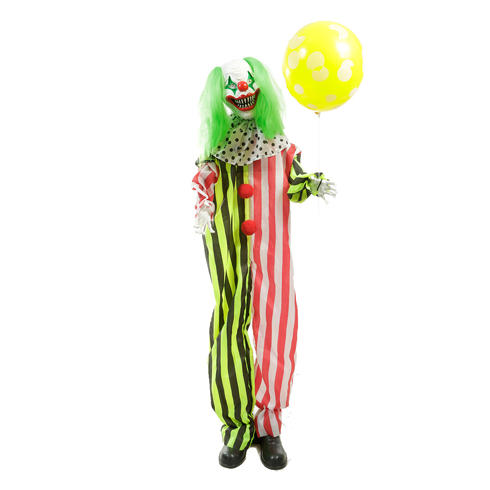 BONECO ANIMATRONIC PALHACO BILLY (COLORIDO) 86X30cmX1,31m