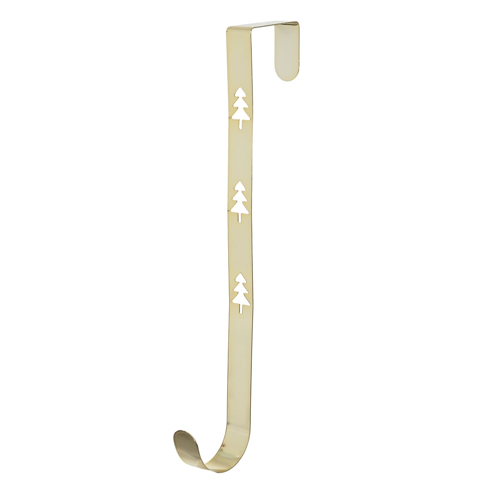 NATAL SUPORTE. GUIRLANDA ARVORE. C/METAL (DOURADO) 35X10cm