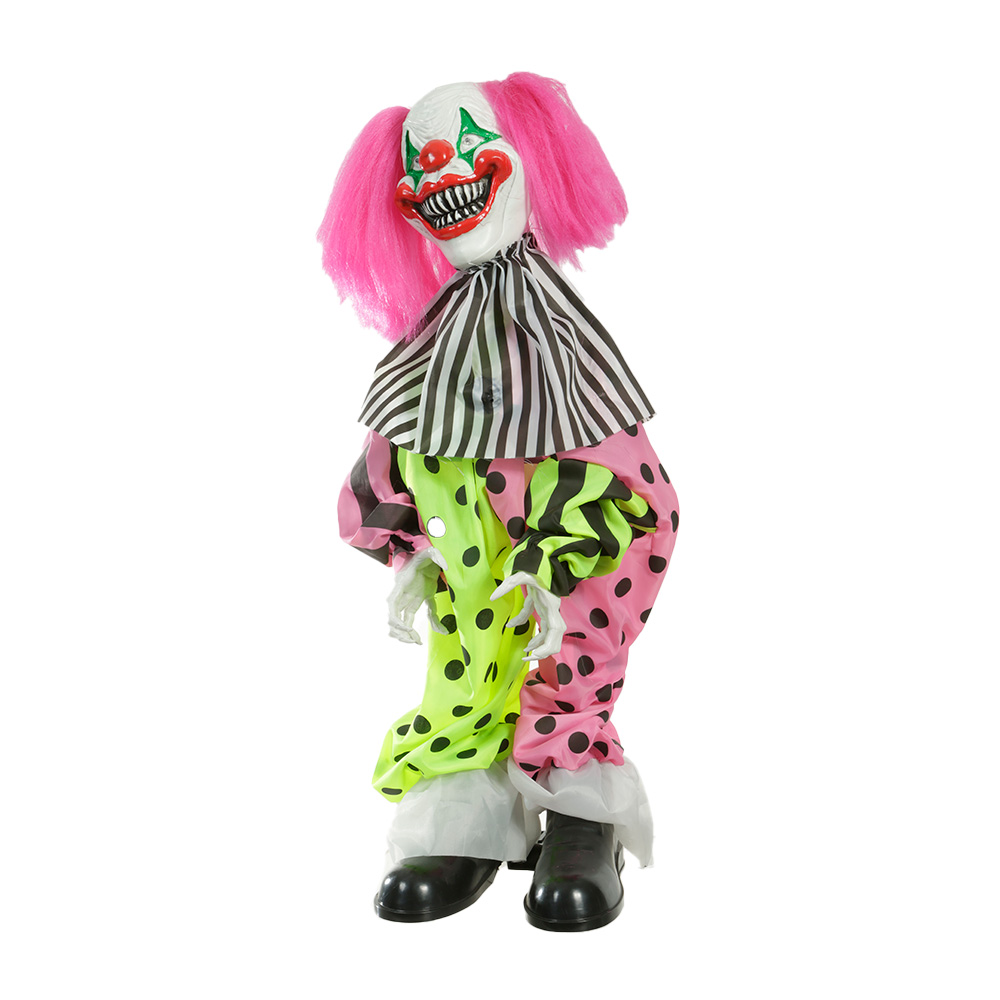 BONECO ANIMATRONIC PALHACO BRAD (COLORIDO) 77X30X90cm