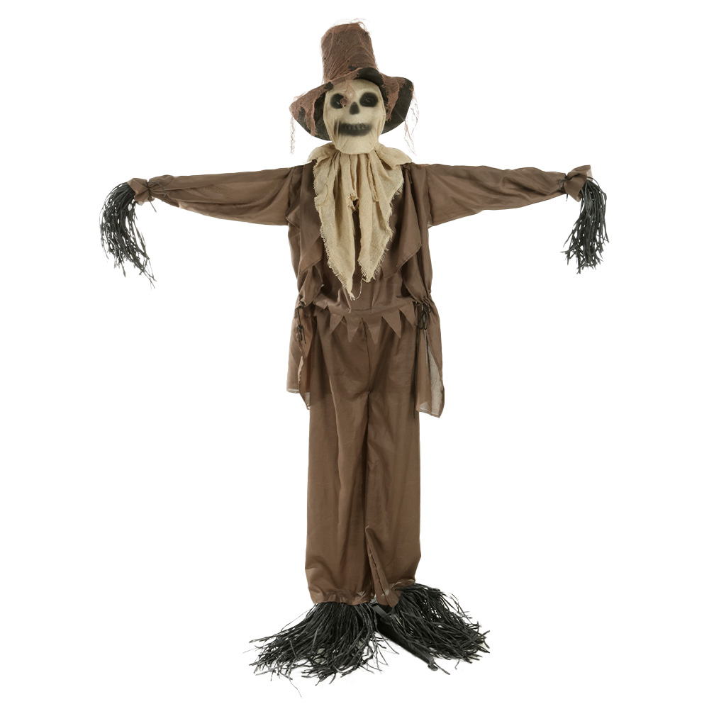 BONECO ANIMATRONIC ESPANTALHO ALEX (MARROM) 1,6mX20cmX1,65m