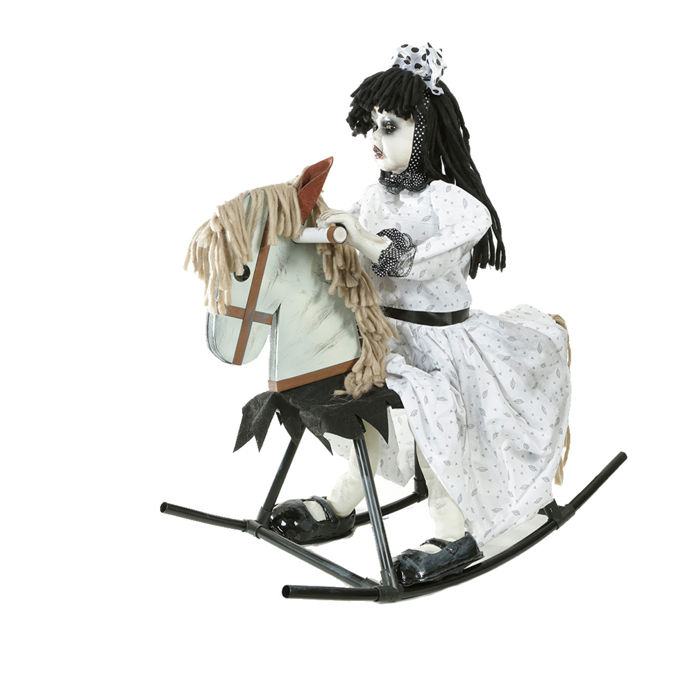 BONECO ANIMATRONIC CRIANCA BEATRIZ (BRANCO MARROM) 65X29X72cm