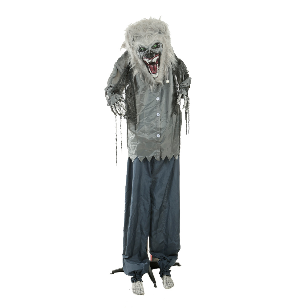 BONECO ANIMATRONIC LOBISOMEN PETER (CINZA) 1,5mX30cmX2,1m
