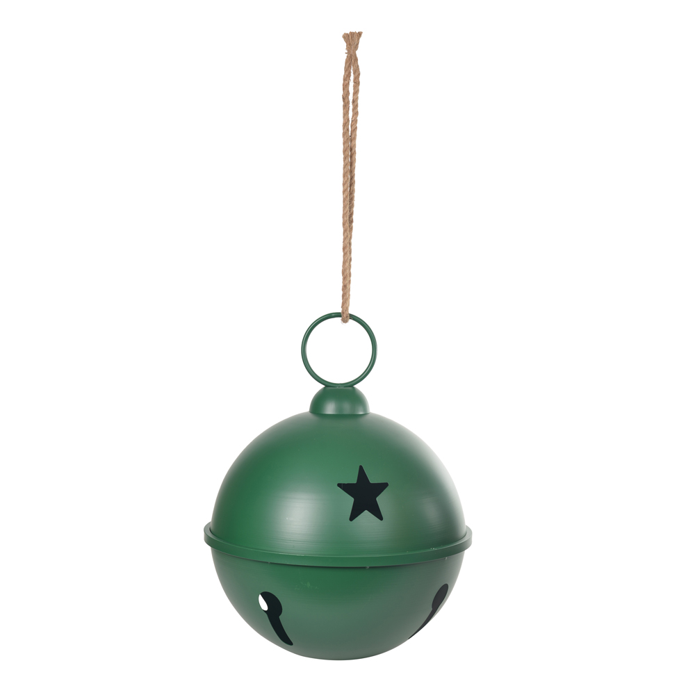 NATAL  GUIZO DECORATIVO METAL 54,5X42X42cm (VERDE)