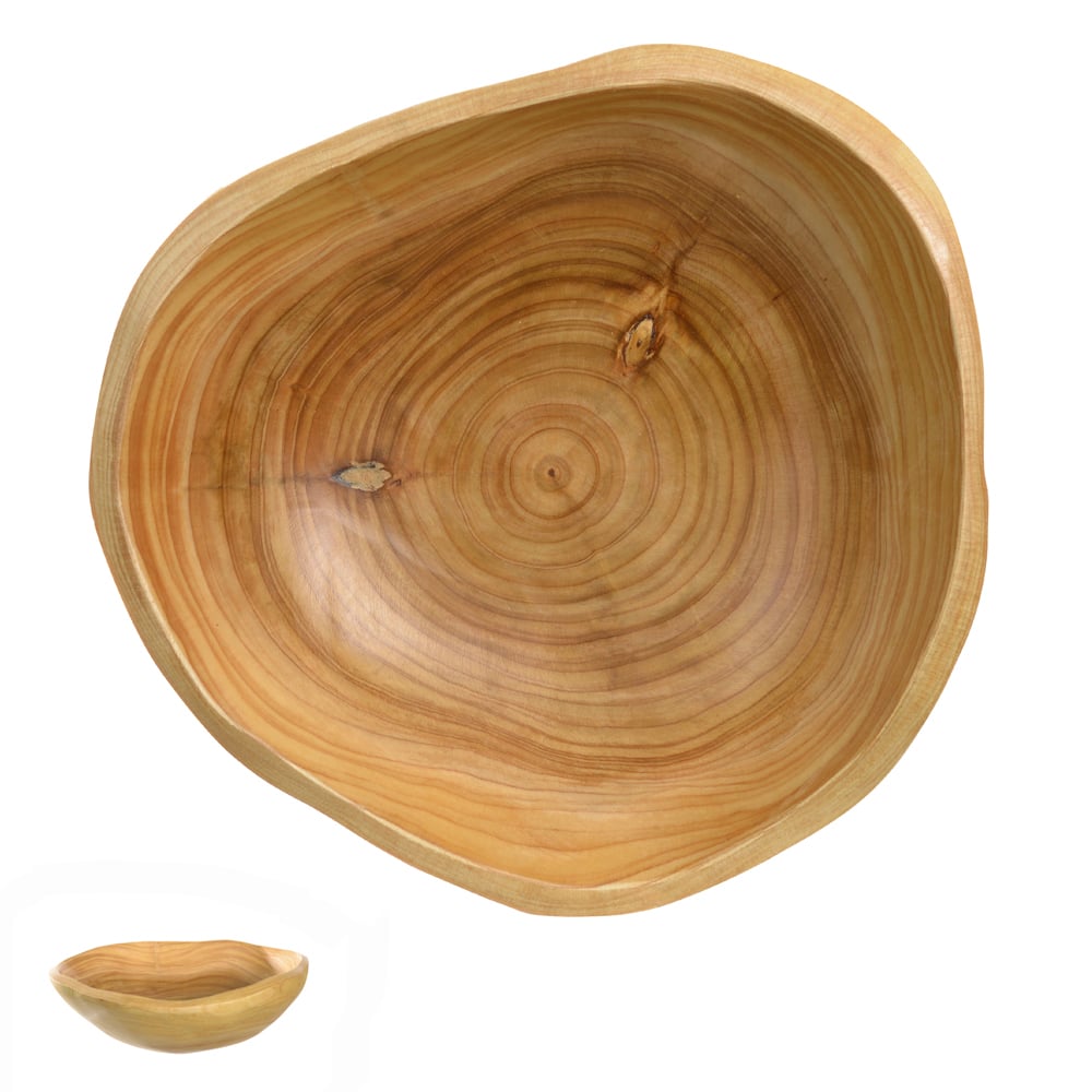 CENTRO DE MESA MADEIRA 8X30X34cm (BEGE)