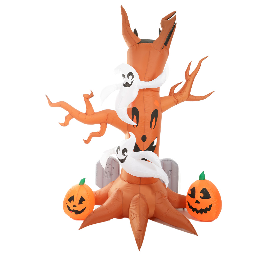 INFLAVEL ARVORE HALLOWEEN C/LED BIVOLT (MARROM) 2,4m