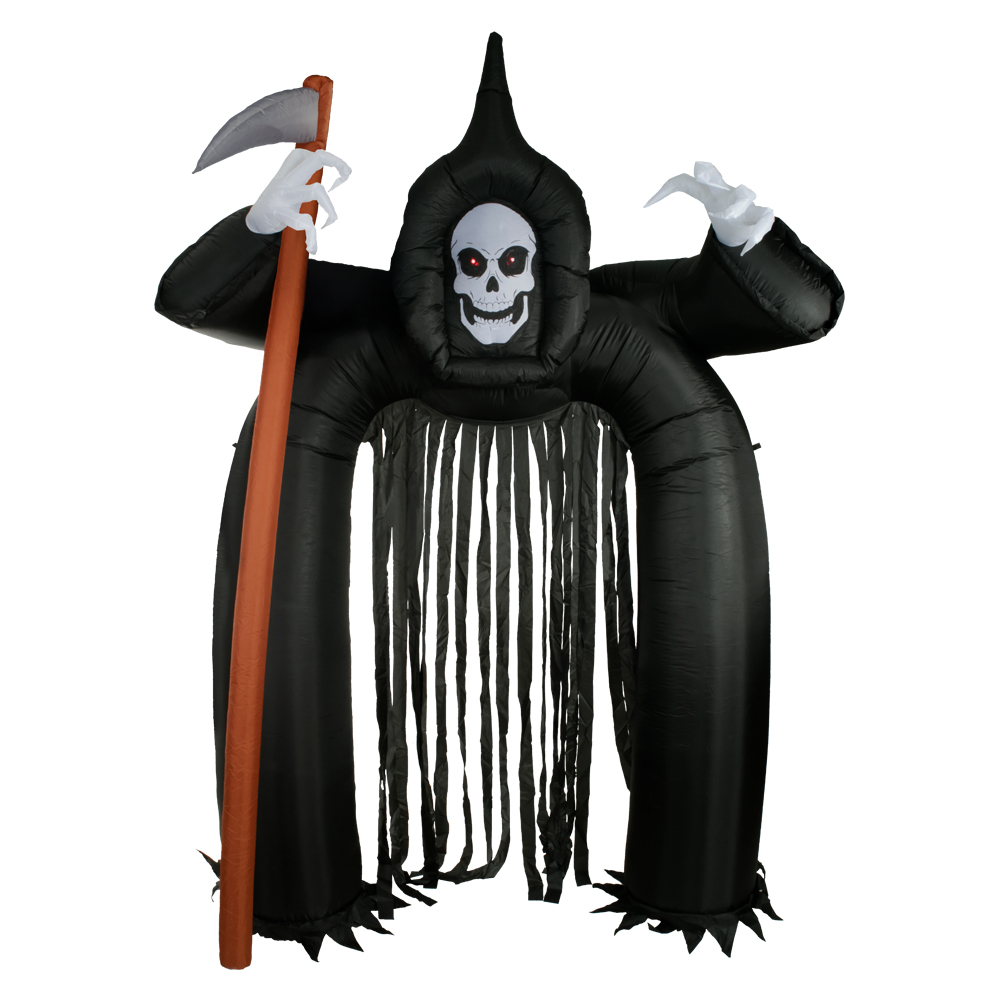 INFLAVEL PORTAL ORFEU HALLOWEEN C/LED BIVOLT (PRETO) 3m