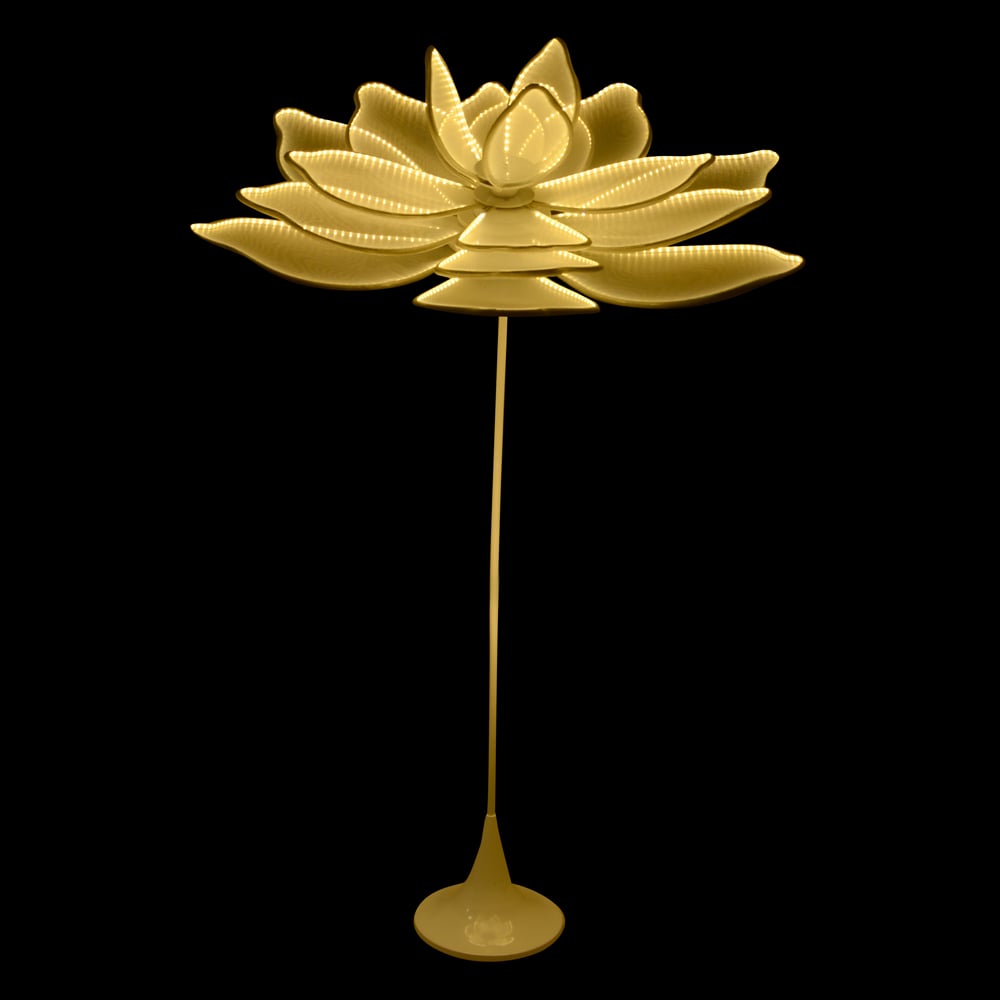 LUZ DECOR FLORES BIVOLT CONJUNTO C/3 (BRANCO QUENTE) 1,5X1,4m