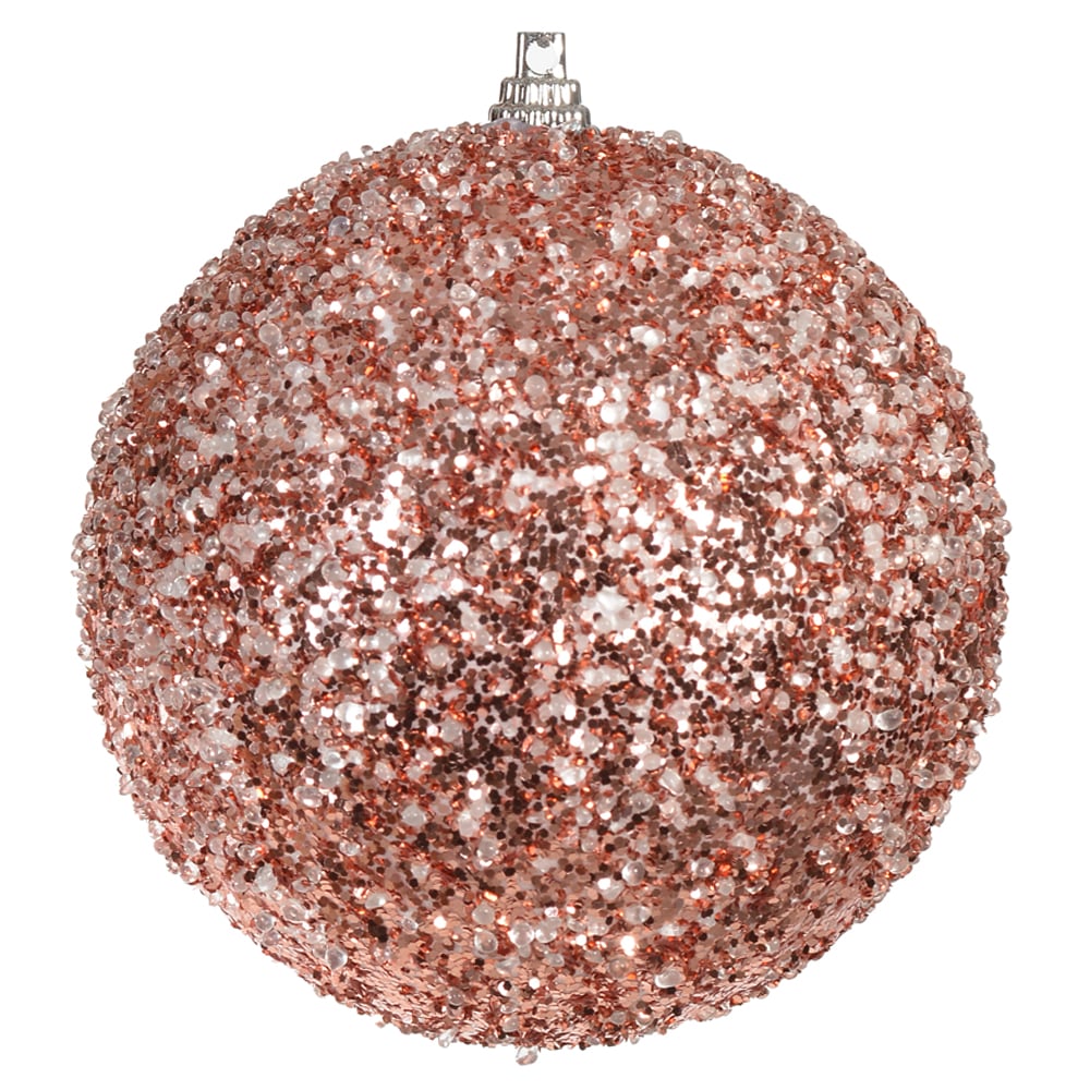 BOLAS DECORADAS NATAL C/2 UND PVC (ROSA) 10D