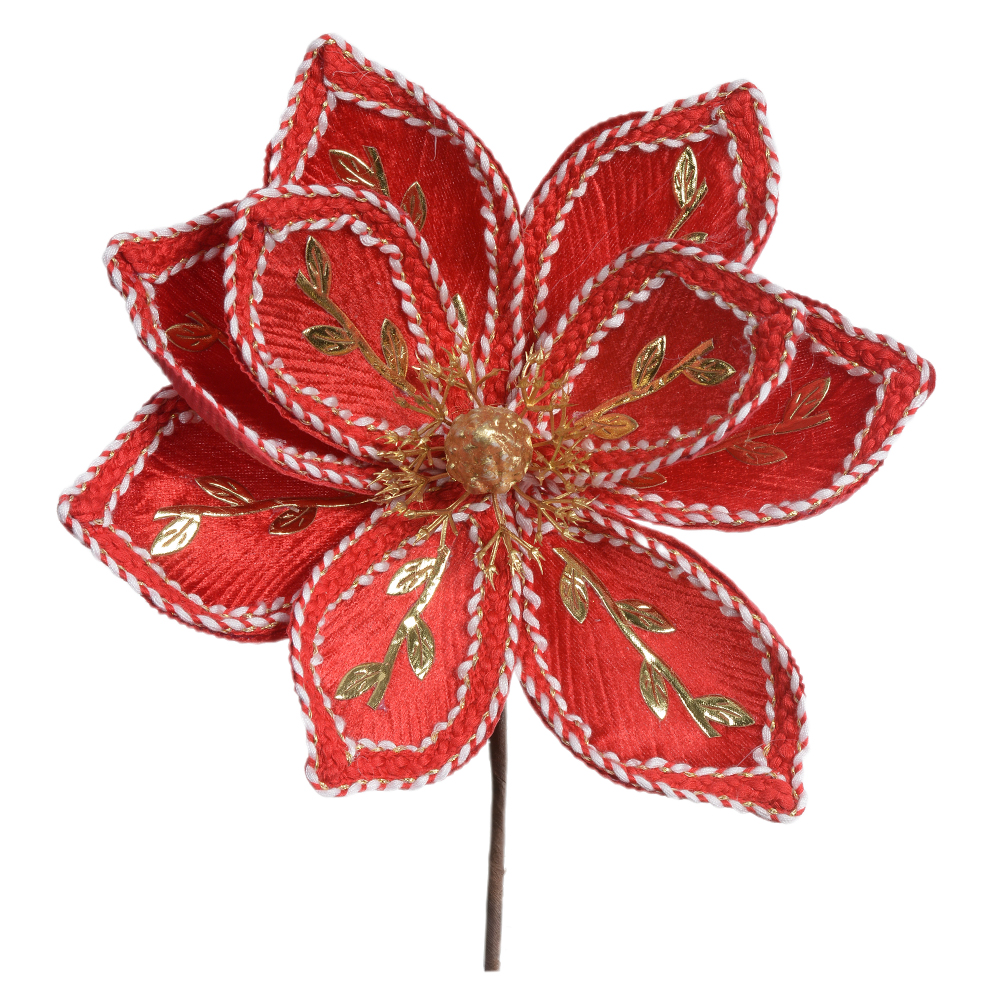 H.MAGNOLIA NATAL AVELUDADO (VERMELHO DOURADO) 21cm 23d