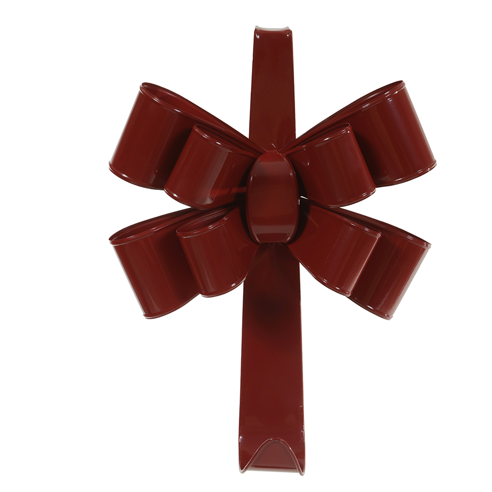 GANCHO PARA GUIRLANDA METAL C/LACO (VERMELHO) 44X32cm