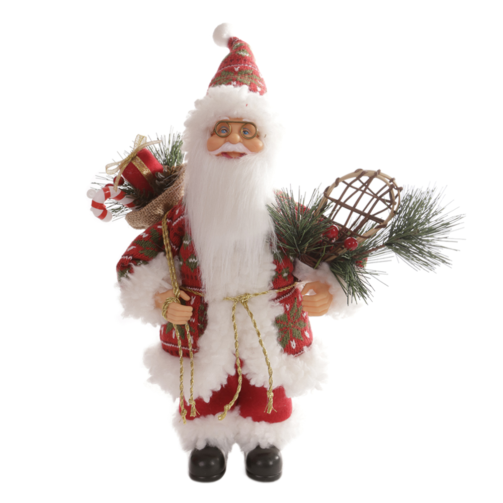 PAPAI NOEL NATAL EM PE (VERMELHO) 30cm