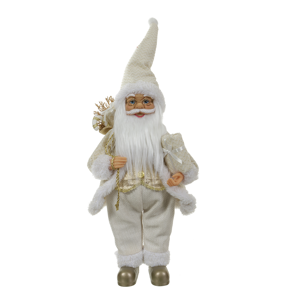 PAPAI NOEL NATAL EM PE (DOURADO) 45cm