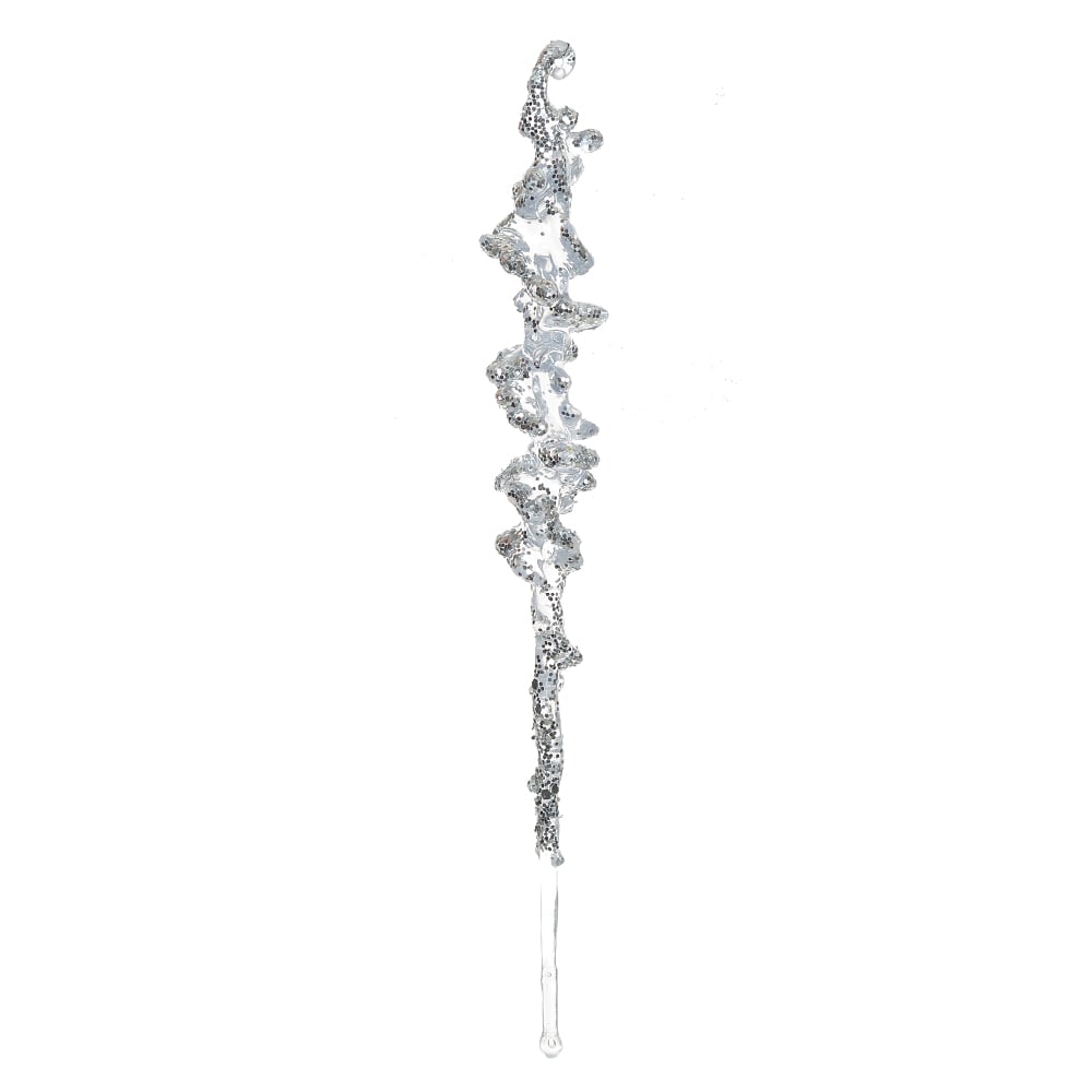 NATAL ENFEITE PINGENTE (PRATA) 26cm