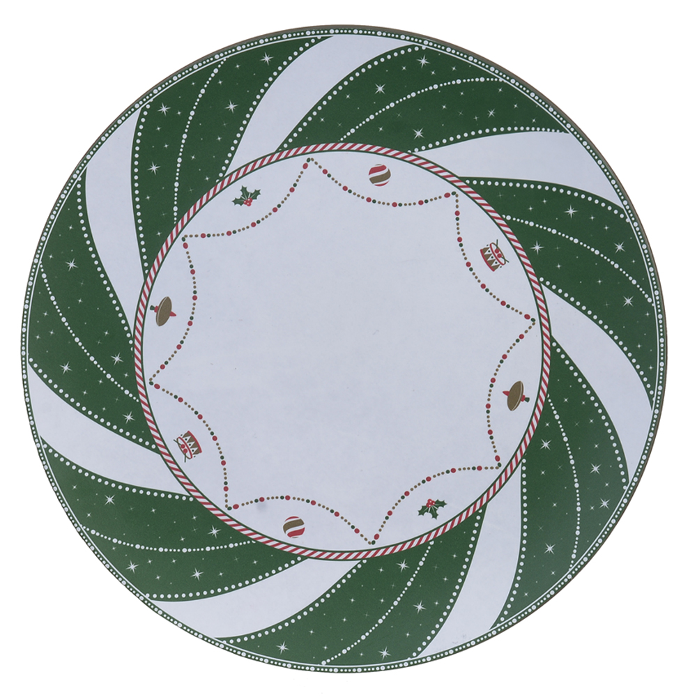 SOUSPLAT DE PLASTICO COLECAO BRINQUEDO (VERDE BRANCO) 33D