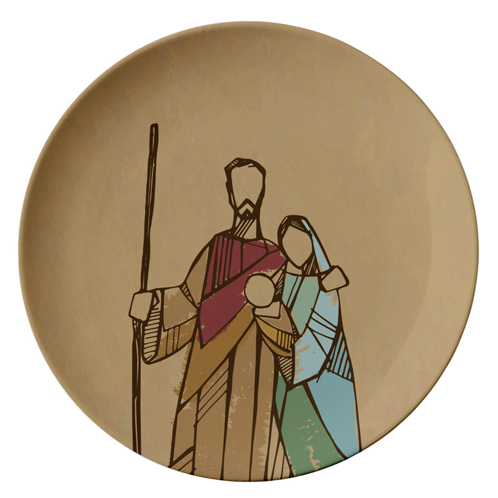 SOUSPLAT DE PLASTICO SINO DE BELEM (BEGE) 33D