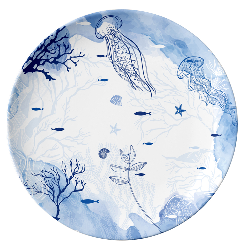 SOUSPLAT DE PLASTICO NAUTICA (AZUL BRANCO) 33D